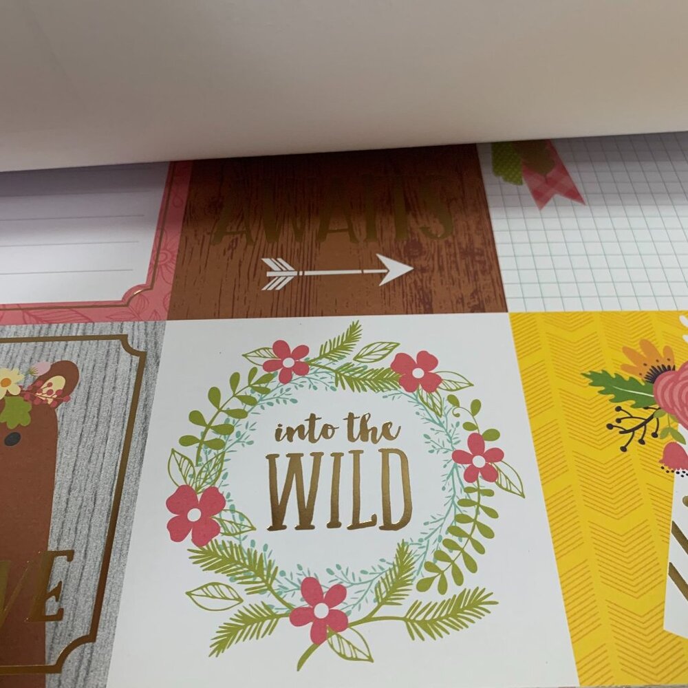 Recollections Little Wildflower Critters 12x12 Paperpad 48 Sheets Scrapbooking - Picture 16 of 16
